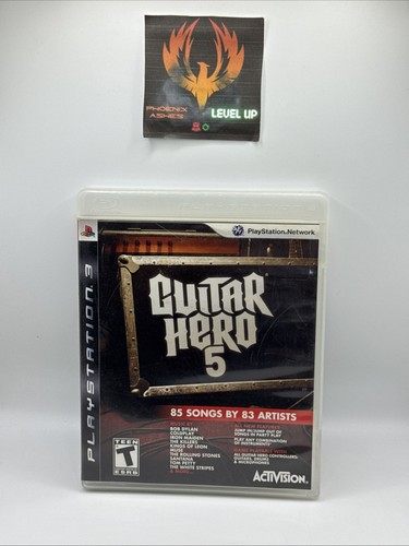 Guitar Hero 5 (Sony PlayStation 3 PS3, 2009) komplett mit Handbuch