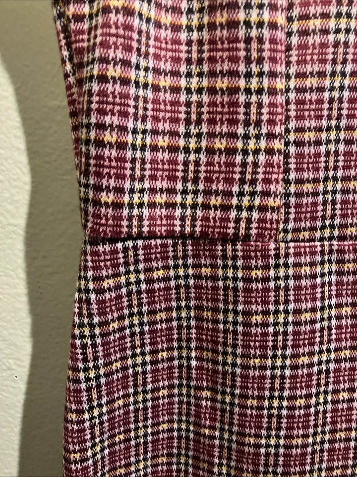 NWT Wild Fable Jumpsuit Bodysuit S Small - Retro Plaid - Red/black/white Chic - Image 3 of 4