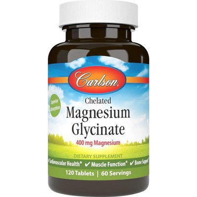 Carlson Laboratories Magnesium Glycinate 120 Tablet