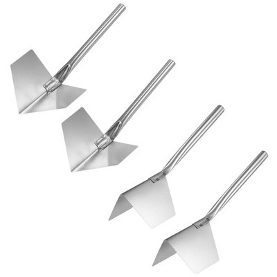 4pcs Inside and Corner Trowels 2.7 Inch Stainless Steel Drywall Corner Shaping
