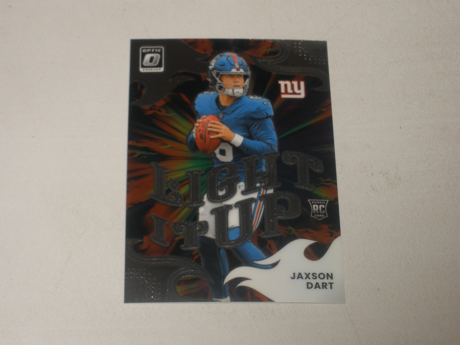 2025 Donruss Optic Light It Up #3 Jaxson Dart Rookie RC