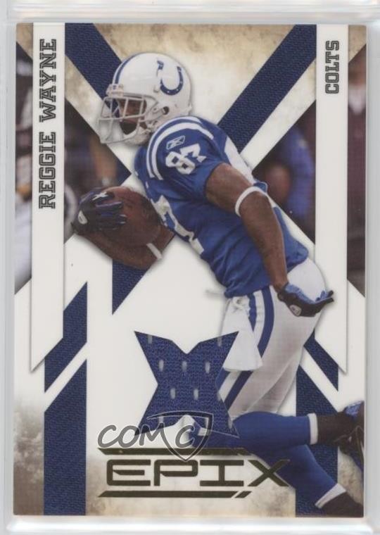2010 Panini Epix Materials 149/160 Reggie Wayne #44 0c37