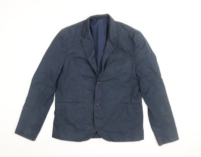 Topman Herren Blazer Sakko blau Größe 40 - formelle Kleidung