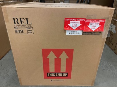 Brand New REL S/812 Powered Subwoofer, White *MSRP: $3,400