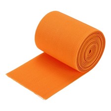 Bande Élastique Sergé 2.8" 2 Yard 1 Rouleau Ruban Élastique Plat Corde Orange