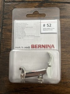 BERNINA GENUINE #52 NON-STICK (TEFLON) PRESSER FOOT EXCELLENT CONDITION; NEW