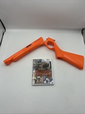 Cabela's Big Game Hunter 2010 Game with Orange Top Shot Shot Gun Nintendo Wii 
