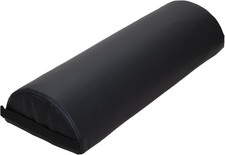 Forpro Premium Jumbo Half-Round Bolster Pillow for Massage and Yoga, Oil and Sta
