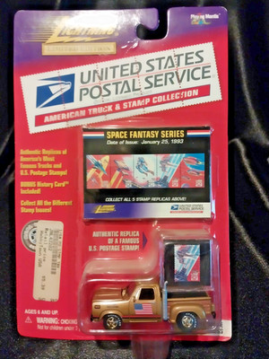 Johnny Lightning USPS Space Discovery Series 1978 Dodge Li'l red express