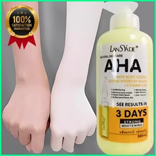   AHA Strong Brightening Body Cream Hydroxy Acid Vitamin C Whitening 500ml U