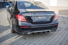 Maxton Design Heckspoiler Lippe passend für Mercedes E Limousine W213 AMG-Line s