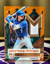 2025 DONRUSS BASEBALL JERSEY KINGS BOBBY WITT JR RELIC JERSEY