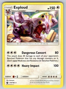 Exploud 119/168 Celestial Storm Rare