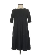 Uniqlo Women Black Casual Dress XS