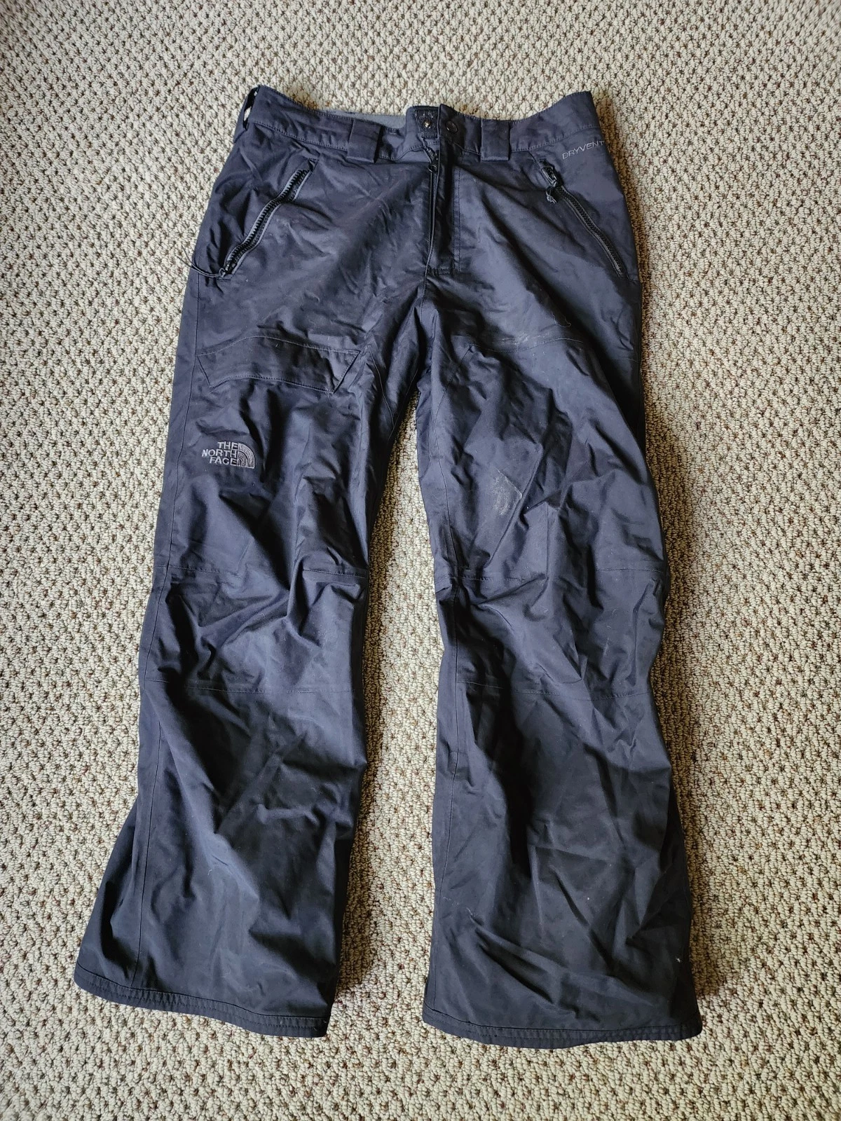 The North Face Pants Mens Small Black Dryvent Rain Nylon Windbreaker