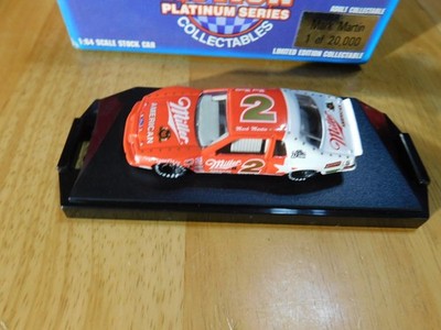 Mark Martin #2 1986 Miller Action Platinum 1/64 Scale Car , 1 of 20,000  NEW