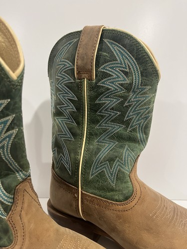 Herren 10,5 D Justin FN7110 Big Bucks Vibram Ortholite Eckige Zehe Cowboystiefel - Bild 3 von 8