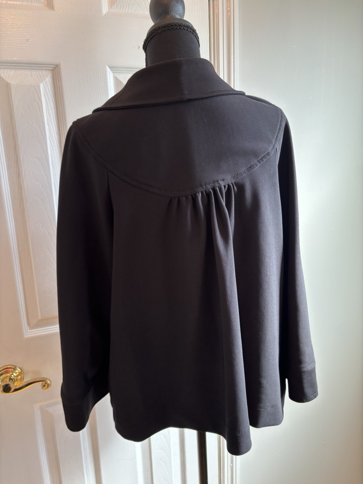 Notations Black Long Sleeve Button Jacket Plus 2X… - image 3