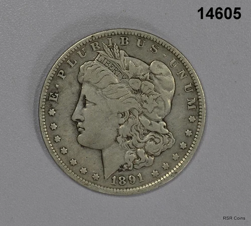 1891 O MORGAN SILVER DOLLAR VF DECENT! #14605