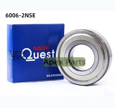 1PC NEW NACHI 6006-2NSE Deep Groove Ball Bearings 30x55x13mm Fast shipment