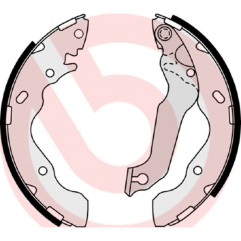 BREMBO S 30 511 Brake Shoe Set Rear for Hyundai Elantra Matrix