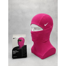 Nike Pro Therma-FIT Hyperwarm Hood Vivid Pink Football Balaclava Ski Mask NIB