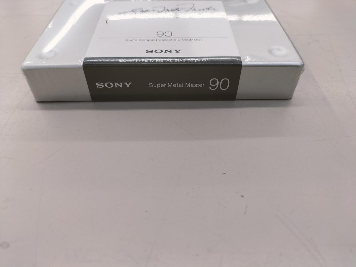 Sony Super Metal Master 90 C-90SMMST Type IV Metal Bias Cassette