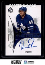 2009-10 SP Authentic Future Watch Auto Viktor Stalberg /999 #257 Toronto Maple