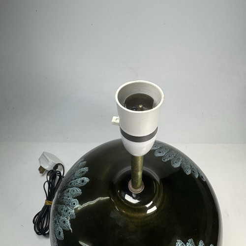 Large Lotus Studio Pottery Lamp Base, Stoke Gabriel Devon, M&E Skipwith - MCM - Foto 7 di 11