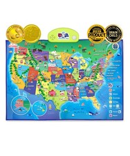 BEST LEARNING i-Poster My USA   Interactive Talking United States Map for Kids