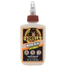 Gorilla 104397 Natural Extra Strength Liquid Wood Glue 4 oz. Pack of 6 