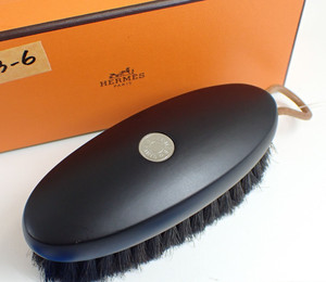 [eBay Live] 1653-06 HERMES Grooming Tool For Horses Soft Small Face Brush