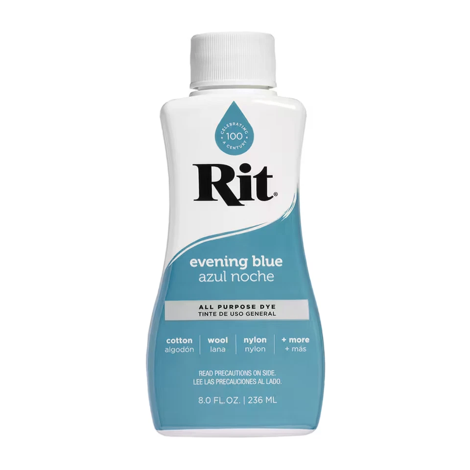 (Paquete de 5) Tinte líquido y tinte sintético Rit para todo uso, azul, gris, arenisca púrpura Foto 2 de 4