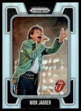 2025 Panini Prizm The Rolling Stones Mick Jagger #45 Silver
