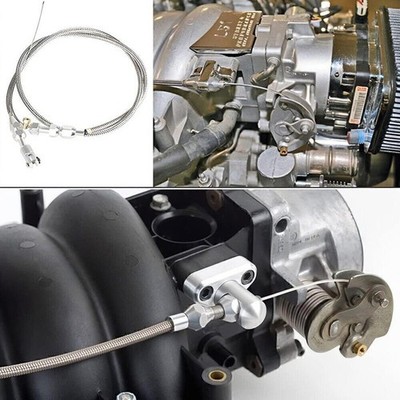 36 Inch Length Adjustable Silver Accelerator Cable For Reliable Performance