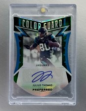 2016 Panini Preferred Julius Thomas Color Guard Auto 1/5 #235 Jaguars Broncos