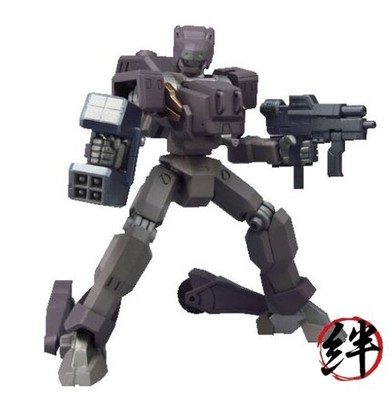 Bandai in Aktion!! Off Shoot Burai Black Knights Typ Figur