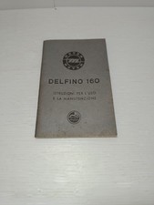 Libretto Istruzioni Uso E Manutenzione Delfino 160 Motom Copia Anastatica LEGGI