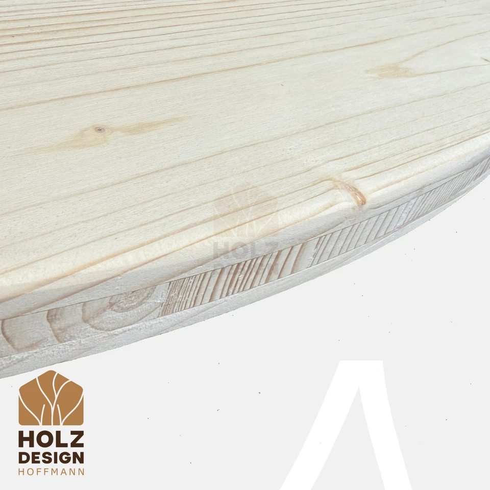 Tischplatte rund Stehtisch Dreischichtplatte 27mm stark Weinfass Bierganitu - Bild 3 von 4