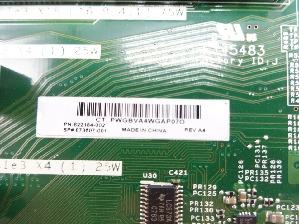 HP HPe 873607-001 ML30 G9 Gen9 System Board - Image 2 of 4