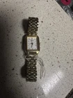 1995 SEIKO V401-5129 QUARTZ TWO TONE WATCH - NEW BATTERY - RUNS GREAT