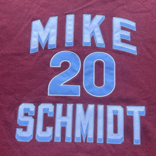 Felpa pullover uomo Mitchell Ness Philadelphia Phillies Schmidt XL NUOVA SENZA ETICHETTE - Foto 3 di 13