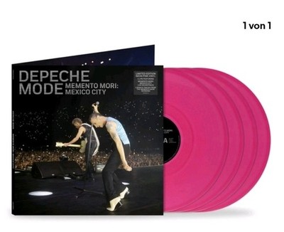 Depeche Mode Memento Mori 4 LP, Mexico City 2025 - Limited Neon Pink Vinyl  NEU 