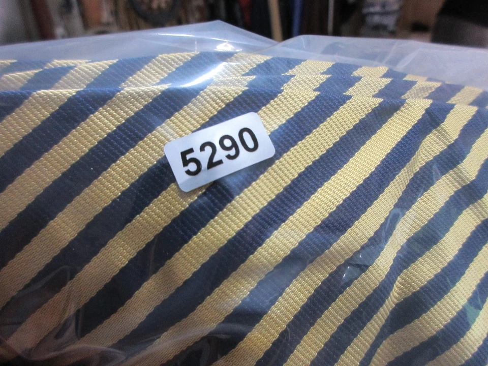 Corbata Brooks para hombre 100 % seda a rayas hecha en EE. UU. Foto 4 de 4