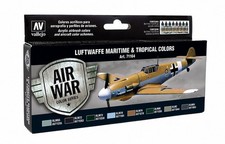 Vallejo RLM III Set Model Air Paint, 17ml 1 0.57 Fl Oz Pack of 8 