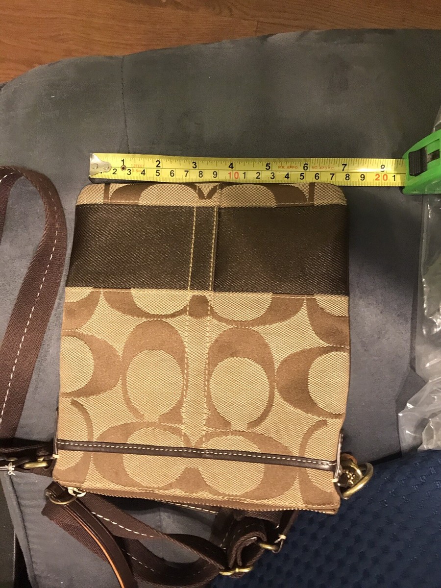 Coach BAG Vintage Limited Edition C Logo Brown Crossbody Bag