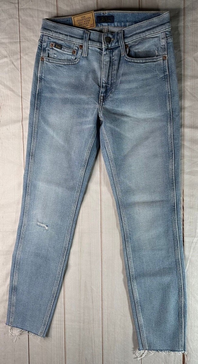 新品未使用　Polo Ralph Lauren Tompkins Skinny NEW Polo Ralph Lauren Skinny Jeans Blue, Size 26 Tompkins
