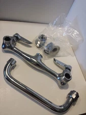 Laundry Sink Faucet RQ-808 Faucet Splash-Mounted 8" Centers 8" Spout