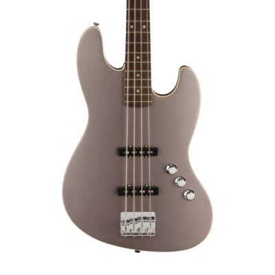Fender Aerodyne Special Jazz Bass Guitar, RW FB, Dolphin Gray