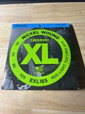 D'Addario Nickel Wound Bass Guitar Strings - 45-105 Long Scale EXL165 C